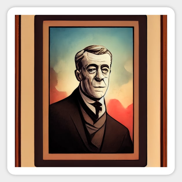 Woodrow Wilson | Comics style Sticker by ComicsFactory